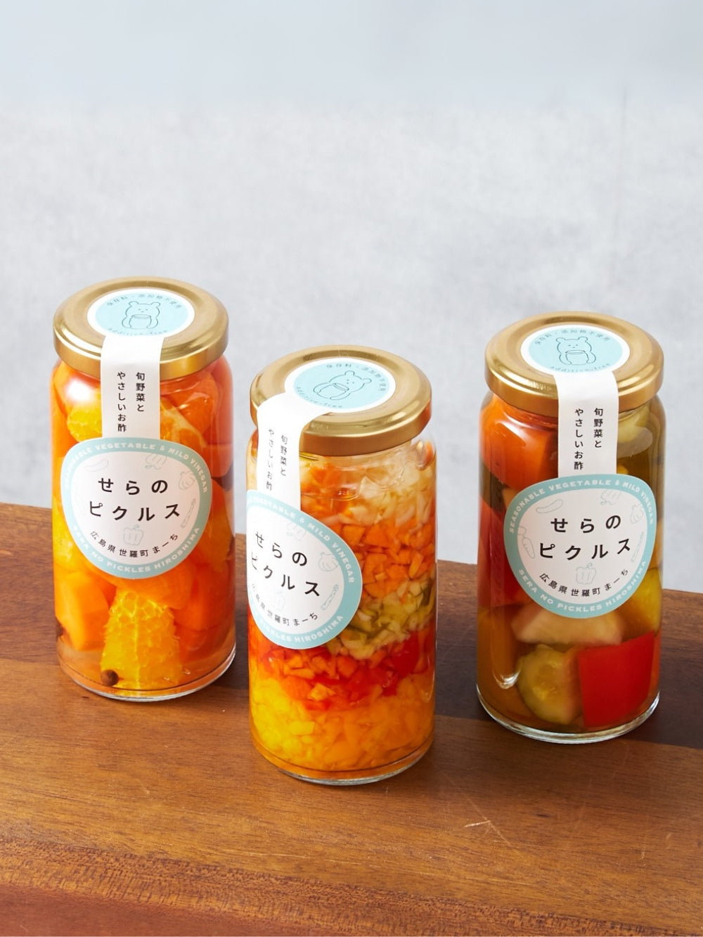 せらのピクルス 彩り3本セット
