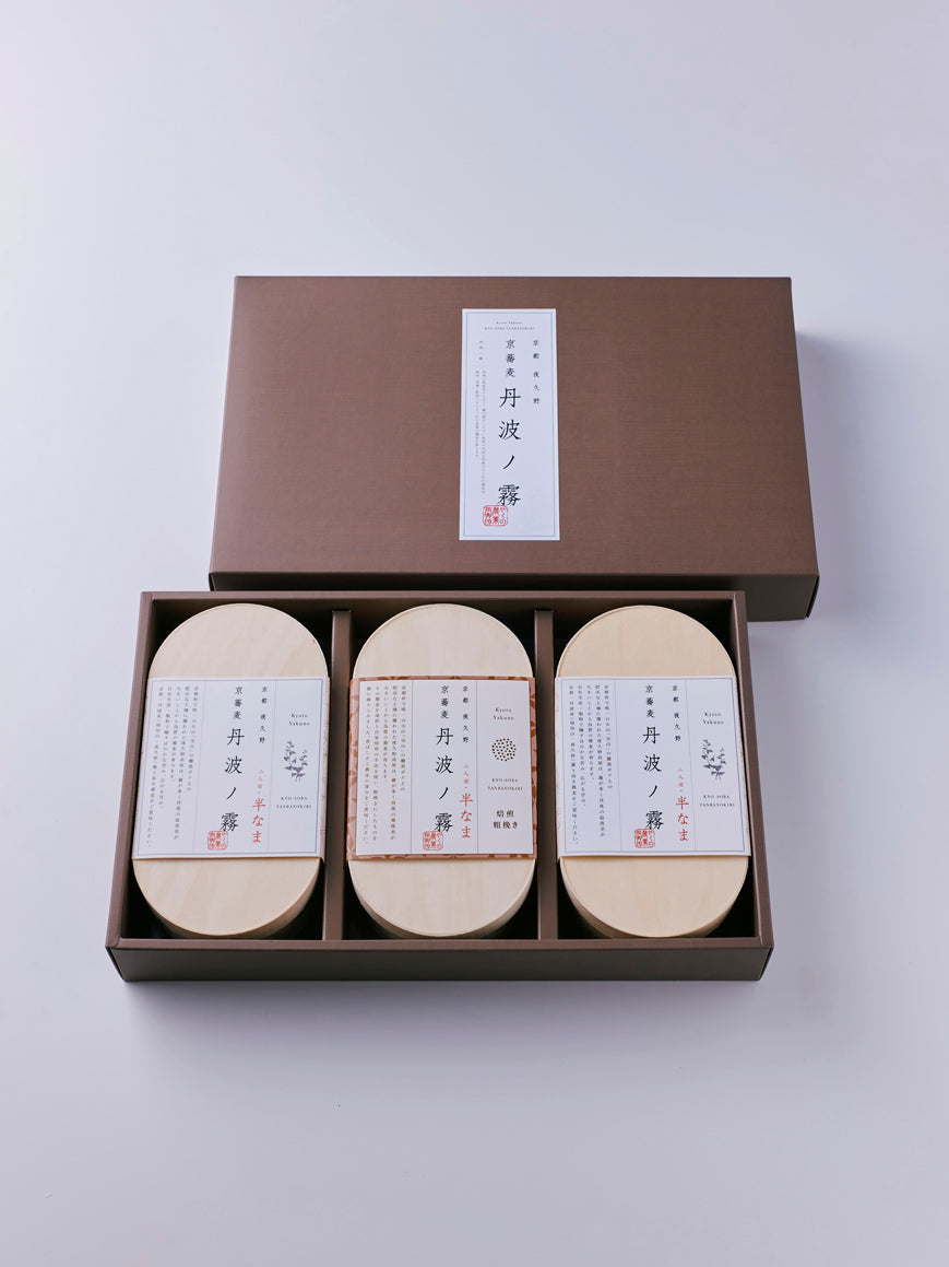 丹波ノ霧・焙煎粗挽蕎麦セット – iiFOOD